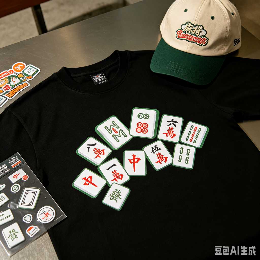 classic text mahjong set